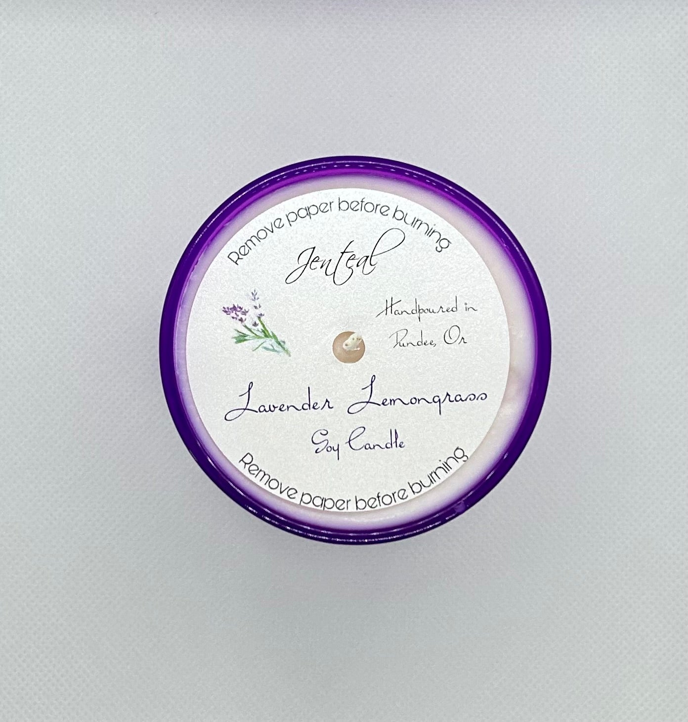 Lavender Lemongrass Soy Candle