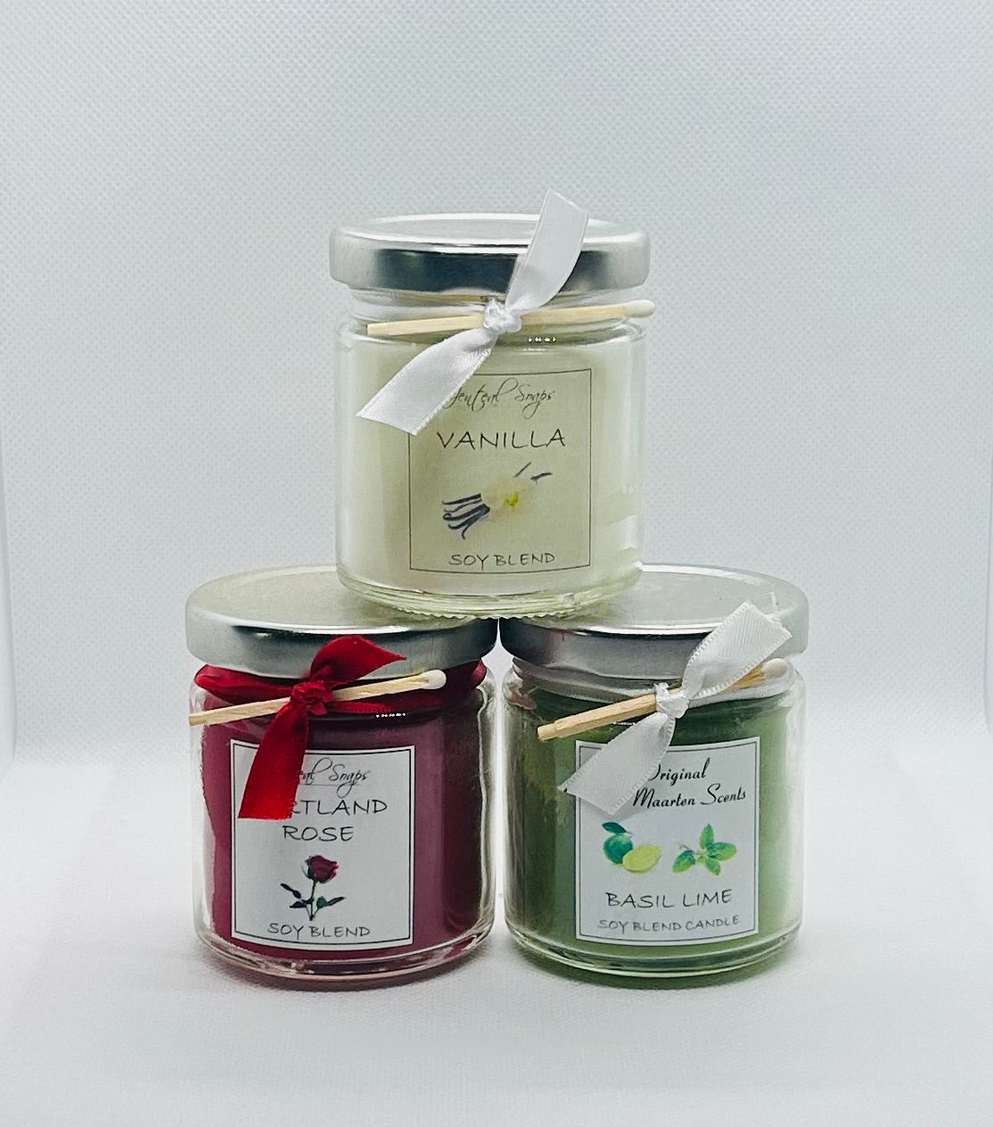 4 oz. Glass Jar Candles w/ Metal Lid