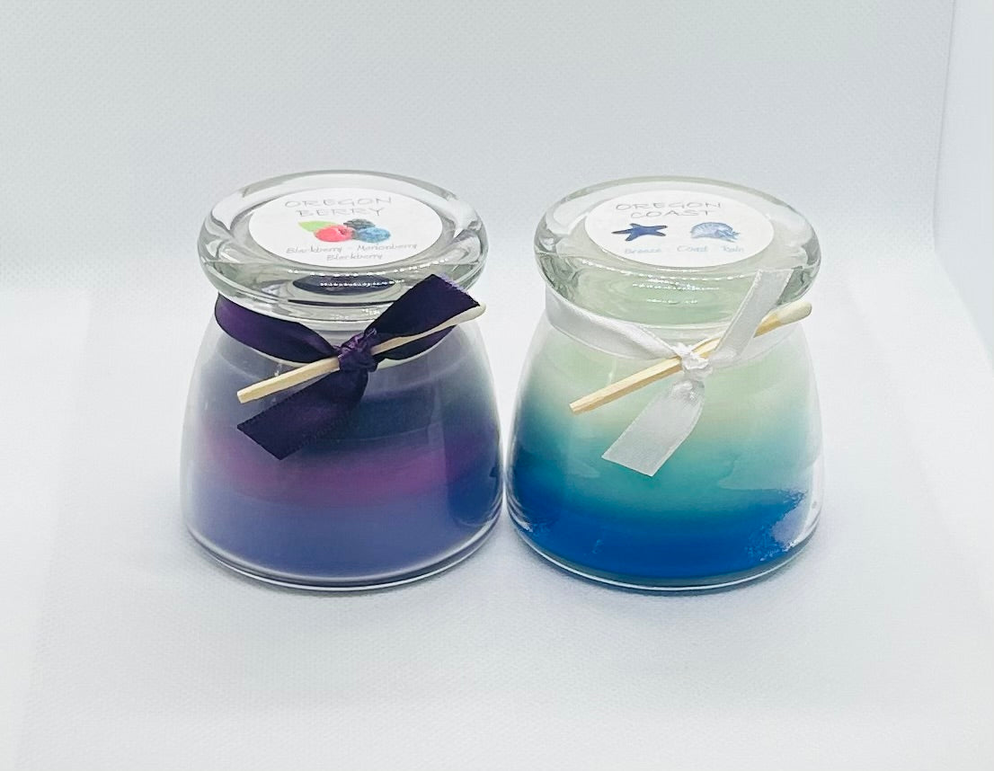 3 oz. Glass Jar Candles w/ Glass Lid