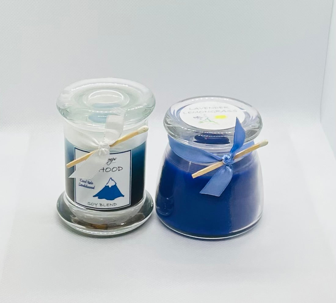 3 oz. Glass Jar Candles w/ Glass Lid