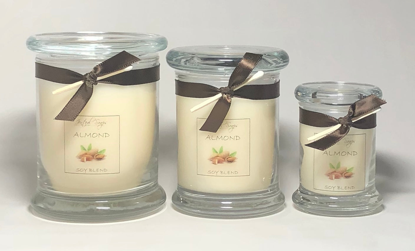 Soy Blend Candles in Glass Jar with Lid