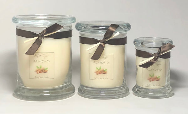 Soy Blend Candles in Glass Jar with Lid