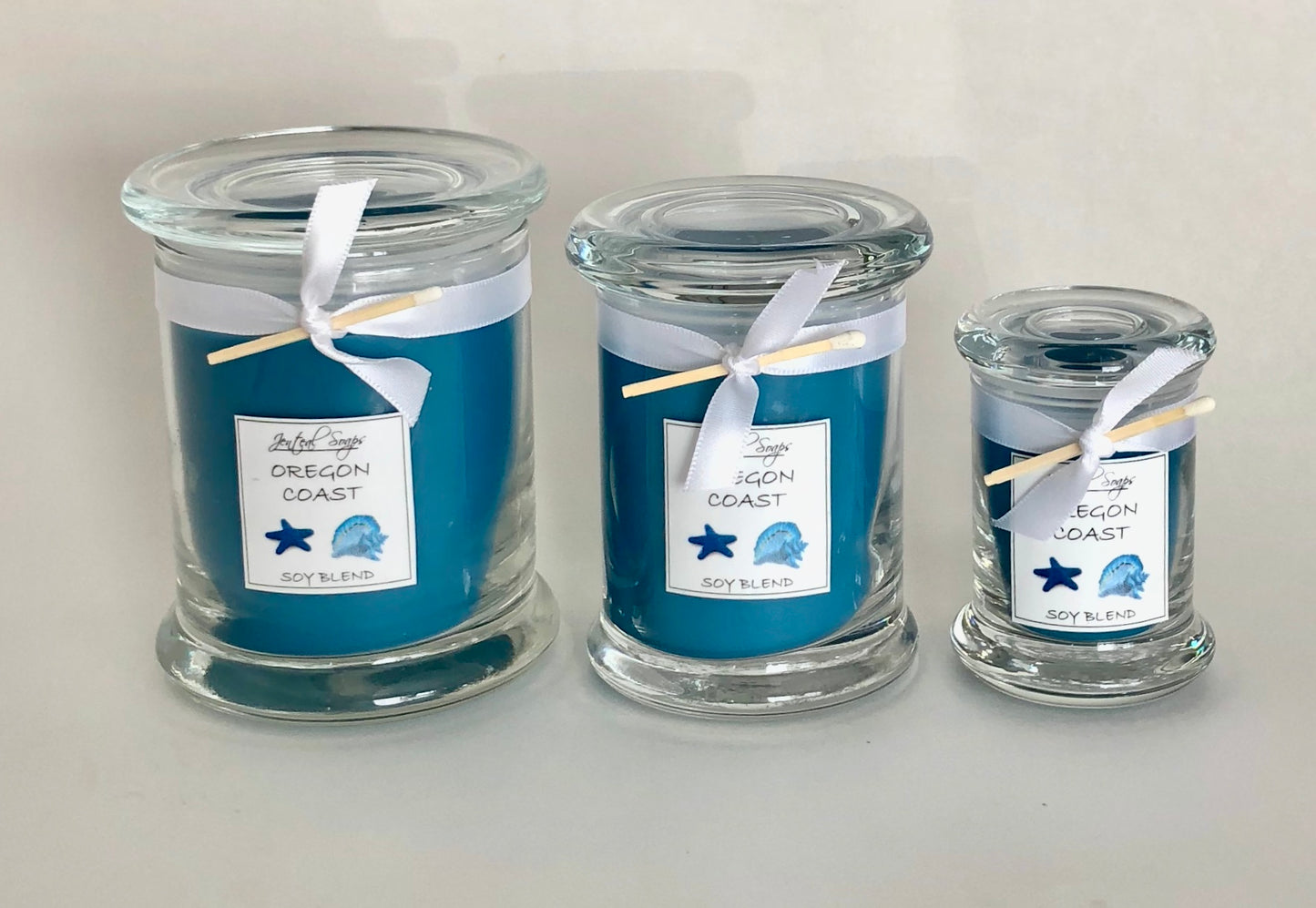 Soy Blend Candles in Glass Jar with Lid
