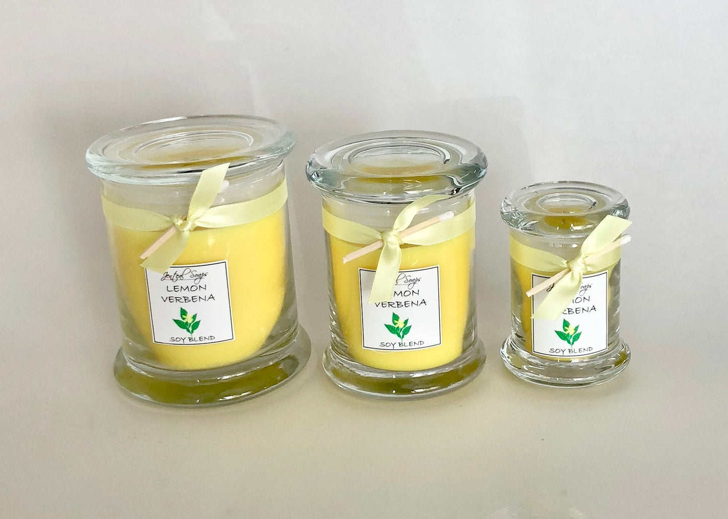 Soy Blend Candles in Glass Jar with Lid