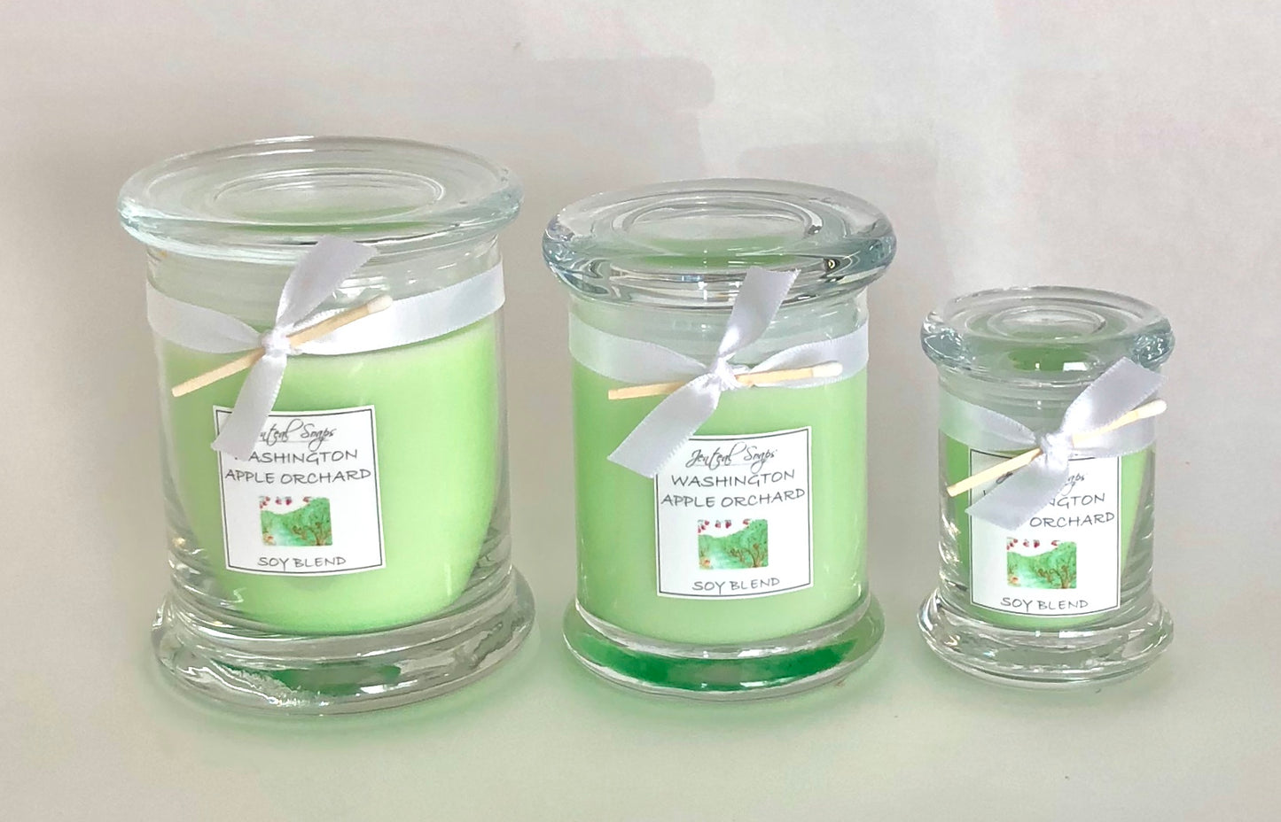Soy Blend Candles in Glass Jar with Lid