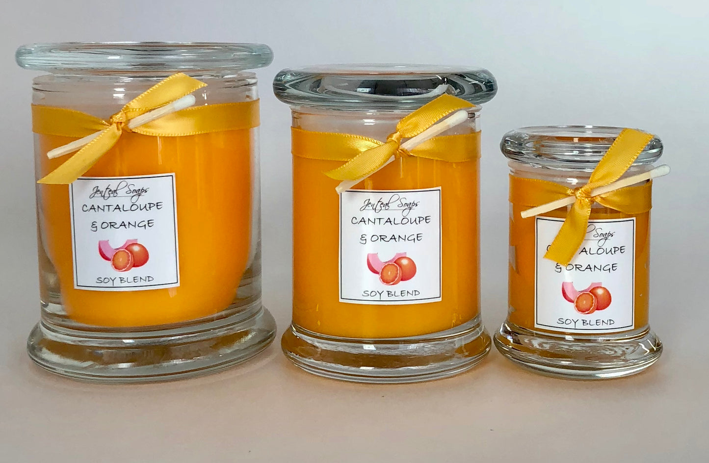 Soy Blend Candles in Glass Jar with Lid