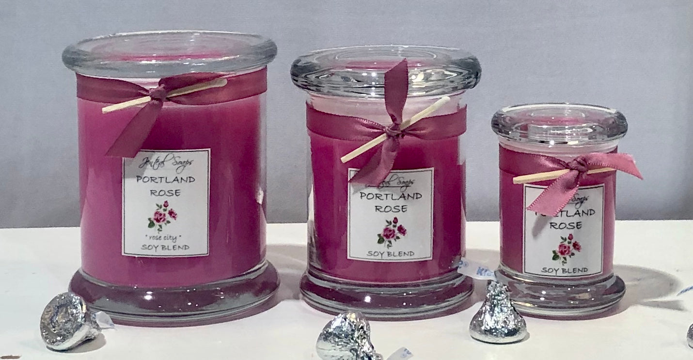 Soy Blend Candles in Glass Jar with Lid