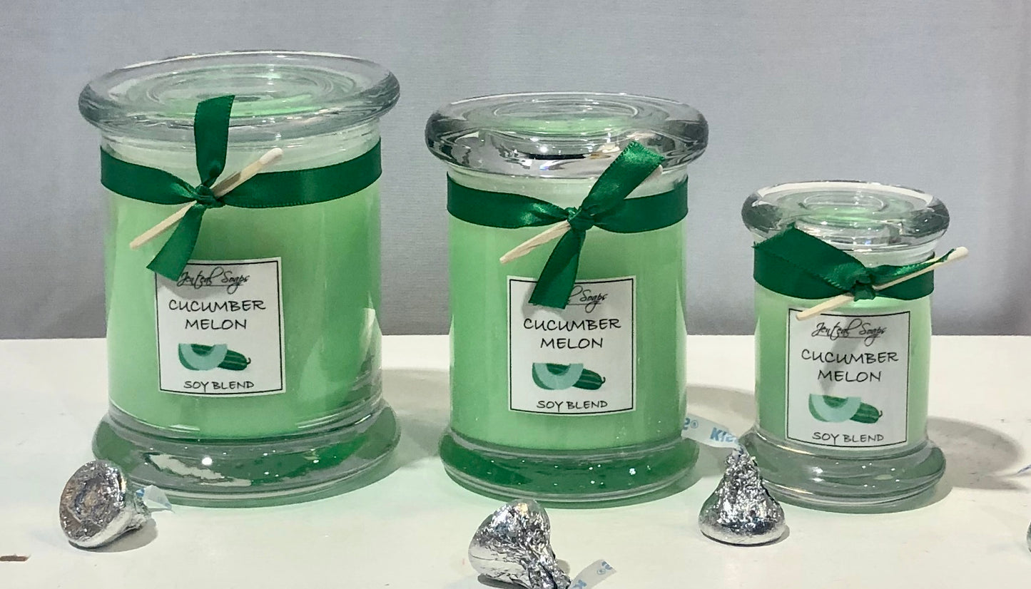 Soy Blend Candles in Glass Jar with Lid