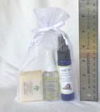 Hand Sanitizer Spray, Rinse Free Hand Gel and Soap Combo Pack