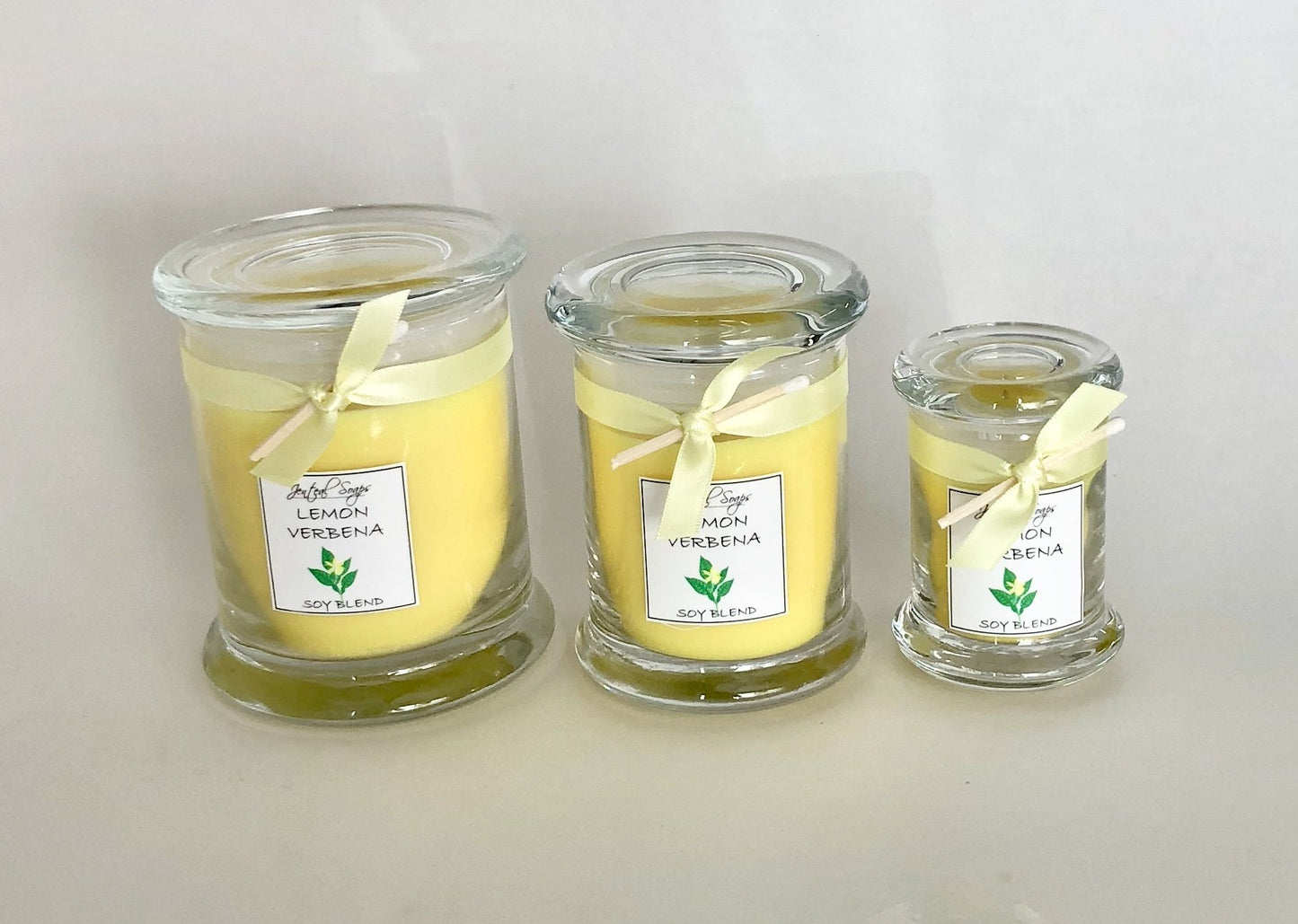 Soy Blend Candles in Glass Jar with Lid