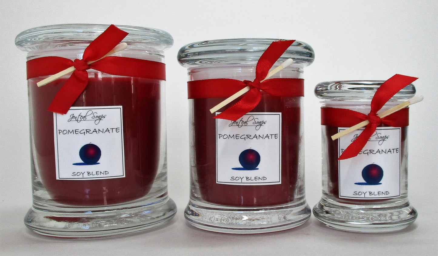 Soy Blend Candles in Glass Jar with Lid
